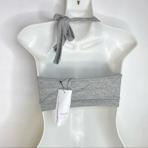 NWT Tokyo Fashion Crop Halter top - Picture 4 of 6